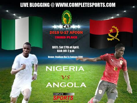 nigeria vs angola afcon score